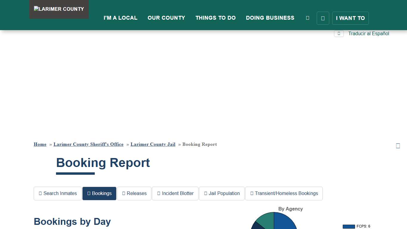 Booking Report Larimer County